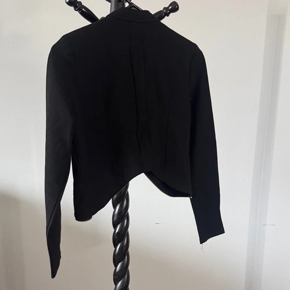 Shinestar Black Blazer with Gold Accents - Picture 2 of 4